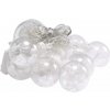 KIK KX5245 Vianočný svetelný záves guľa 108 LED, multicolor, 3 m