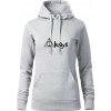 Harry - Always - Mikina dámská Cape s kapucí - 2XL ( Svetlosivý melír )