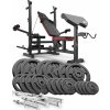 Posilňovacia sada Strong 146kg + posilňovacia lavica HS-1075