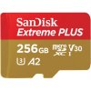 SanDisk microSDXC Extreme Plus 256GB (R200MB/s) + Adapter, 2 years RescuePRO Deluxe