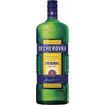 Becherovka 38% 1 l (čistá fľaša)