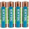 Extol Energy batéria 1,5V alkalická typ AAA/LR03/ 4 ks , 42010