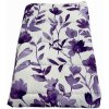 INTERMEDIC SK Prehoz-letný paplón fialový kvet 140x200 cm 1+1ZDARMA