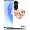 Picasee silikónový čierny obal pre Honor 90 Lite 5G - Veľké srdce