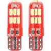 LED žiarovky CANBUS 15SMD 4014 T10e (W5W) SILCA biela 12V AMiO-01443