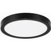 Rabalux Čierne stropné LED svietidlo Shaun Plus okrúhle 300mm 30W IP44 75076