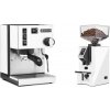 Rancilio Silvia E, white + Eureka Mignon Specialita Compatto, CR white