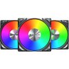 Montech Metal Pro 12 ARGB PWM sada černých 120mm ventilátorů (3 ks)