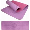 Podložka LIFEFIT YOGA MAT RELAX DUO, 183x58x0,6 cm, bordová