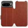 Mobiwear Flip knížkové pro Google Pixel 9 Pro Hnědé