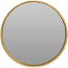 Okrúhle Zrkadlo v zlatej rámovej stene zlaté 50cm