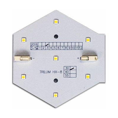 Ledco LED modul 70 x 80 mm, 350-400mA, 2.97-3.03VDC, 1.05W, 130lm, 124lm/W, 120°, 3000K