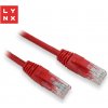 LYNX CS LYNX UTP patch kabel Cat5e, PVC, CCA, 1m, červený (balení obsahuje 10ks) LX-UTP5E-010-RED