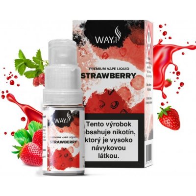 e-liquid 10ml WAY to Vape SK Strawberry - 3mg 3mg 3mg