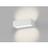 Vonkajšie nástenné svietidlo LED2 KVADER II biele IP65 10W 800lm CCT