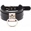 Obojok s kovovou prackou a krúžkom Black Collar