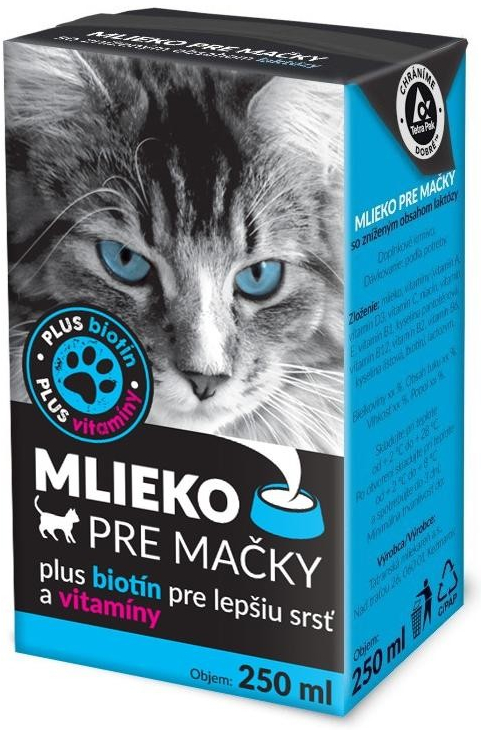 Tami mlieko pre mačky 250 ml od 0,9 € - Heureka.sk