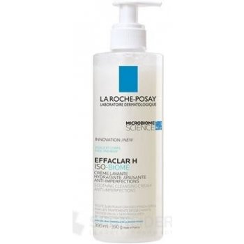 LA ROCHE-POSAY Effaclar h iso-biome krém proti nedokonalostiam pleti s pumpičkou 390 ml