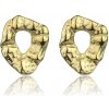 Marc Malone Dizajnové pozlátené náušnice Haisley Gold Earrings MCE24014G