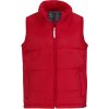 B&C Bodywarmer Pánska prešívaná vesta JM930 Red