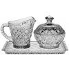 Crystal Bohemia DIAMOND sada cukornička, mlíčenka