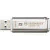 Kingston IronKey Locker+ 50/ 128GB/ 145MBps/ USB 3.1/ USB-A/ Stříbrná IKLP50/128GB