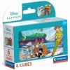 CLEMENTONI Obrázkové kocky Disney rozprávky, 6 kociek