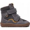 Chlapčenské barefootové čižmy FRODDO G3160233-3 GREY na suchý zips, veľkosť 30