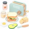 UMU® Dřevěný Toustovač s doplňky pro děti - Dětská kuchyňka, Dřevěná hračka