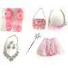 Alltoys Sada pre princeznú ružová – sukienka, papučky, kabelka 1954187