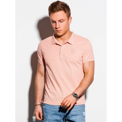 Ombre Clothing pánske Basic polo triko Douglas broskyňové