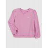 GAP 870968-01 Dětská mikina s mini logem Růžová - 3YRS