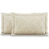 AmeliaHome Súprava 2 ks obliečok na vankúše OPHELIA 50x70 cm béžová, veľkosť 50x70