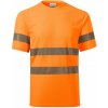 RIMECK HV DRY 1V8 / Fluorescenčné tričko s retroreflexnými pruhmi - HV oranžová M