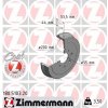 Brzdový bubon ZIMMERMANN 180.5103.20