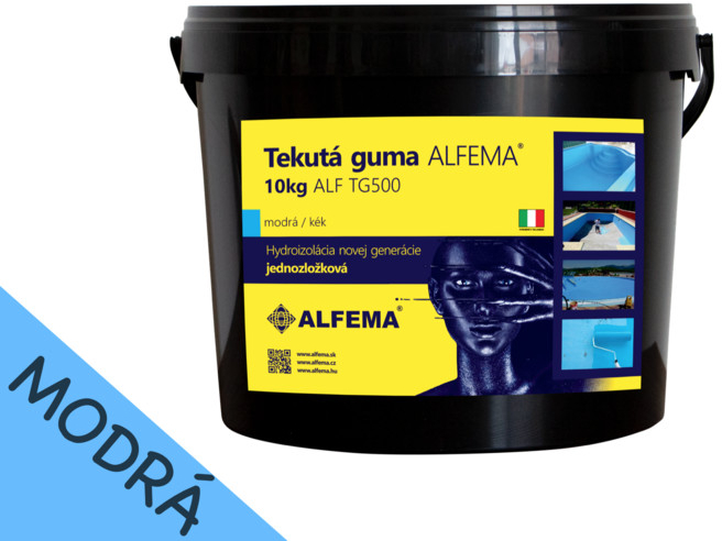 Tekutá guma ALFEMA TG500 modrá 10 kg (DOPRAVA ZDARMA! NOVÉ BALENIE, PÔVODNÁ RECEPTÚRA!)