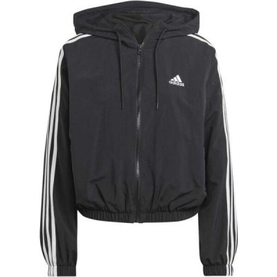 adidas vetrovka Essentials 3-Stripes Woven Windbreaker HT3399 čierná