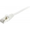 Equip 605514 RJ45 sieťové káble, prepojovacie káble CAT 6 S/FTP 5.00 m biela pozlátené kontakty 1 ks; 605514