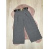 Dievčenské hrubé nohavice Brela sivé
