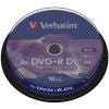 Verbatim DVD+R 8x DL 8,5GB cake 10 ks