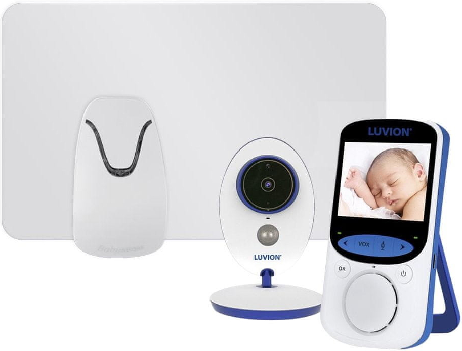 Luvion Video pestúnka EASY PLUS s monitorom dychu babysense 1 Pro