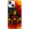 AppleMix Kryt MARVEL pre Apple iPhone 14 Plus - Iron Man - gumový
