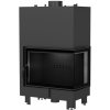 KRATKI MBA 17kW BS Pravá BLACK teplovodná krbová vložka