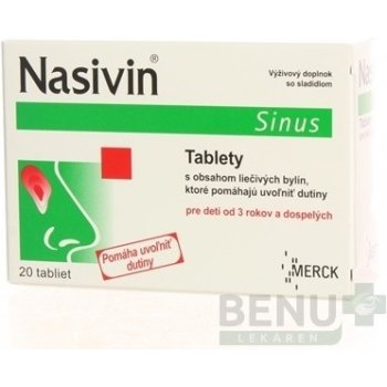 Mylan Pharmaceuticals Nasivin sinus 20 tabliet