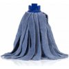 Microfibre náhradný strapcový mop, modrý 200 g so závitom