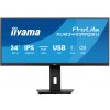 iiyama ProLite XUB3493WQSU-B6 - LED monitor - 34 - 3440 x 1440 UWQHD @ 120 Hz - IPS - 400 cd/m? - 1000:1 - 1 ms - 2xHDMI, DisplayPort - reproduktory - matná cern