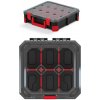 PROSPERPLAST box organizér s priehradkami 28x28x11cm TITAN KTI3030S-CG6U čierny