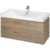 CERSANIT SET LARA skrinka orech s umývadlom MILLE 100 cm S801-331-DSM
