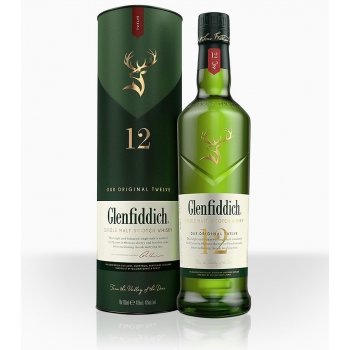 Glenfiddich Single Malt 12y 40% 0,7 l (tuba)