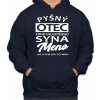 Fajntričko OWN Mikina - Pyšný otec toho najlepšieho syna, Farba tmavo modrá, Strih/ Variant Pánsky/UNISEX